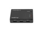 Switch Video Lanberg 3 X Hdmi + Micro Usb Negro Control Remo