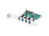 Tarjeta Pci Express Lanberg X1 A 4X Usb Tipo A 3.1 Gen1 Low