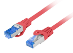 Cable Red Lanberg Latiguillo Cat.6A S/Ftp Lszh Cca 0.5M Rojo