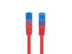 Latiguillo Lanberg Cat.6A S/Ftp Lszh Cca 1.5M Rojo Fluke Pas