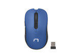 Raton Natec Toucan Wireless 1600 Dpi Optico Azul-Blanco
