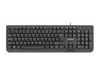 Teclado Natec Trout Slim Negro