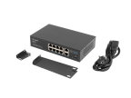 Switch Lanberg 10 Ptos 100Mb 8Xpoe+/2X Gbit Ether 120W Rack