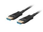 Cable Hdmi Aoc Lanberg V2.1 M/M Optico Activo 8K60Hz 80M Neg
