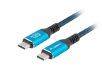 Cable Usb-C 4.0 Lanberg Macho/Macho 2M 240W 8K 60Hz Negro/Az