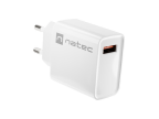 Cargador Natec Ribera 18W 1Xusb-A Qc3.0 Blanco