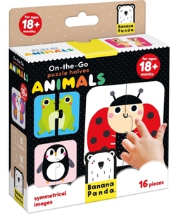 ON THE GO PUZZLE HALVES ANIMALS 18 MONTHS