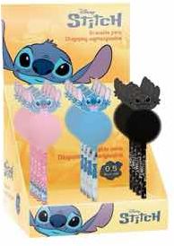 EXP 12 BOLIGRAFO BORRABLE STITCH POMPON FLUFFY
