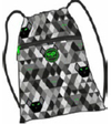 SAC VERT FOXES 32,5X42,5 CM.
