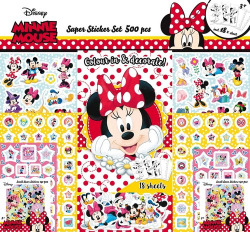 Minnie mouse.super set 500 pegatinas