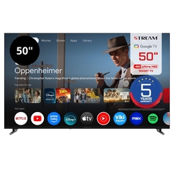 Televisor Stream System 50 Ex1Gu Smart Google Tv Uhd 4K 2Ds