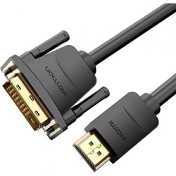 Cable Conversor Vention Abfbf/ Dvi Macho Hdmi Macho/ 1M/ Neg