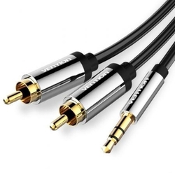Cable Estéreo Vention Bcfbi/ Jack 3.5 Macho 2X Rca Macho/ 3M