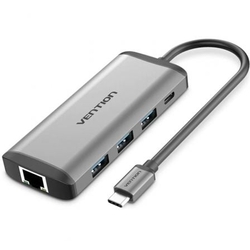 Docking Usb Tipo-C Vention Cndhb/ 1Xhdmi/ 3Xusb/ 1Xusb Tipo-