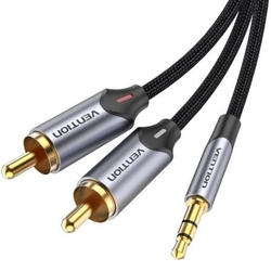 Cable Audio Vention Bcnbg/ 2X Rca Macho Jack 3.5 Macho/ 1.5M