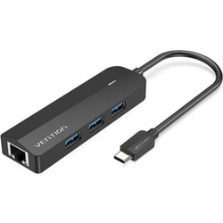 Docking Usb Tipo-C Vention Tgpbb/ 3Xusb/ 1Xrj45/ 1Xmicro B P