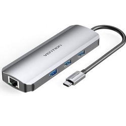 Docking Usb Tipo-C Vention Tokhb/ 1Xhdmi/ 3Xusb/ 1Xusb Tipo-