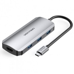 Docking Usb Tipo-C Vention Tofhb/ 1Xhdmi/ 3Xusb/ 1Xusb Tipo-