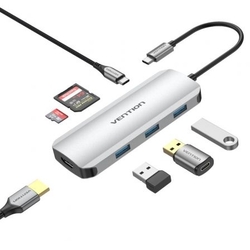 Docking Usb Tipo-C Vention Tojhb/ 1Xhdmi/ 3Xusb/ 1Xusb Tipo-