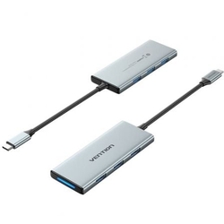 Docking Usb Tipo-C Vention Tophb/ 1Xhdmi/ 3Xusb/ 1Xlector Ta