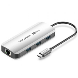 Docking Usb Tipo-C Vention Tqhhb/ 1Xhdmi 4K/ 3Xusb/ 1Xusb Ti