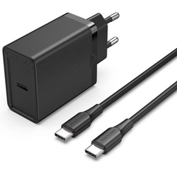 Cargador De Pared Vention Fahbf-Eu/ 1Xusb Tipo-C + 2X Cable
