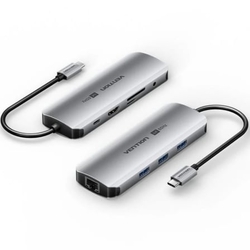 Docking Usb Tipo-C Vention Tqlhb/ 1Xhdmi 4K/ 3Xusb/ 1Xusb Ti