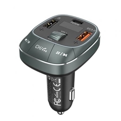 Transmisor Fm/ Mp3/ Bluetooth Vention Fflb0/ 1Xusb-Tipo C/ 2