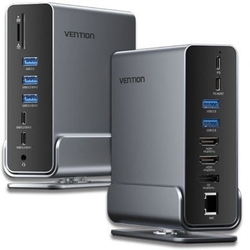 Docking Usb Tipo-C Vention Tpuh0/ 2Xhdmi/ 1Xdisplayport/ 3Xu