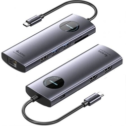 Docking Usb Tipo-C Vention Tqvhb/ 2Xhdmi/ 3Xusb/ 1Xrj45/ 1Xl