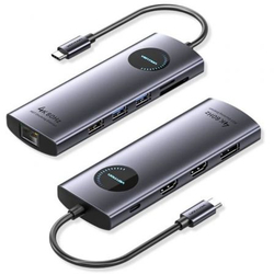 Docking Usb Tipo-C Vention Tqwhb/ 2Xhdmi 4K/ 1Xdisplayport/