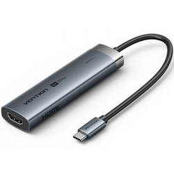 Docking Usb Tipo-C Vention Tgmhb/ 3Xusb/ 1Xhdmi/ 1Xusb Tipo-