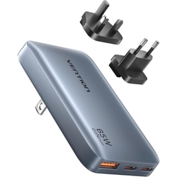 Cargador De Pared Universal Gan Para Viaje Vention Fcbh0/ 2X
