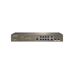 Switch 12 Puertos Ipcom Teg5312F 10 Puertos Gigabit Ethetnet