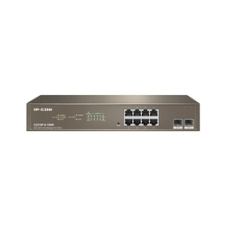 Switch 10 Puertos Ip - Com 8 Puertos Gigabit Ethernet 2 Puer