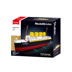 MINI TITANIC MODEL BRICKS 192 PEZAS