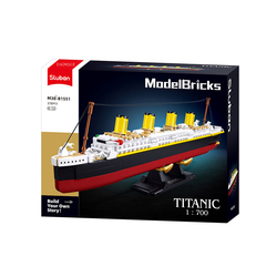 TITANIC MODEL BRICKS 1/700 376 PEZAS