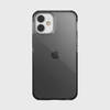 Raptic Carcasa Clear Apple Iphone 12 Mini Negra Humo