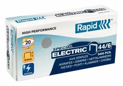 CAIXA 5000 GRAMPOS ELECTRIC 44/6 5M GALVANIZADAS RAPID