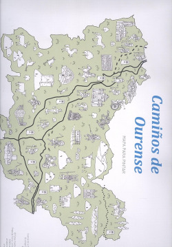 Camiños de Ourense: Mapa para pintar
