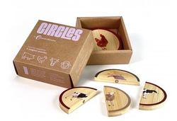 Circles granja. Puzzle 2 piezas