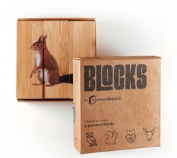 Animales del bosque. BLOCKS Puzzle 3 piezas