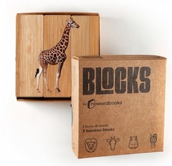 Animales sabana. BLOCKS Puzzle 3 piezas