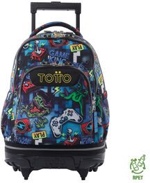 MOCHILA CON CARRO TIZA GAMERTAG