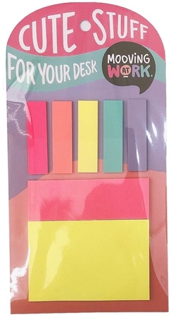 SET DE NOTAS AUTOCOLLANTES ET BANDERIAS SEÑALIZADORAS ASSORTIMENT