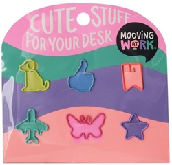 BLISTER 6 CLIPS COM FORMAS MAW MANIA SORTIDOS