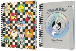 PREMIUM LOONEY TUNES NOTEBOOK ASSORTED DESIGNS 17X21CM