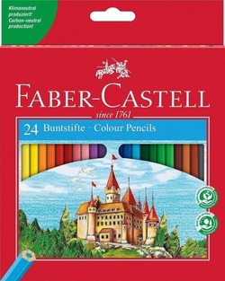 ESTOXO 24 LAPICES HEXAGONALES DE CORES FABER-CASTELL