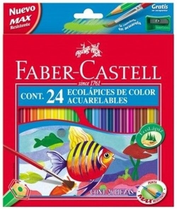 ESTOIG 24 LLAPIS ACUARELABLES + PINCEL FABER-CASTELL