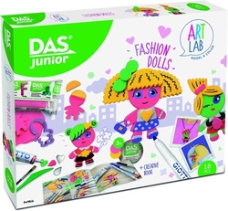 SET DAS JUNIOR ART LAB FASHION DOLLS